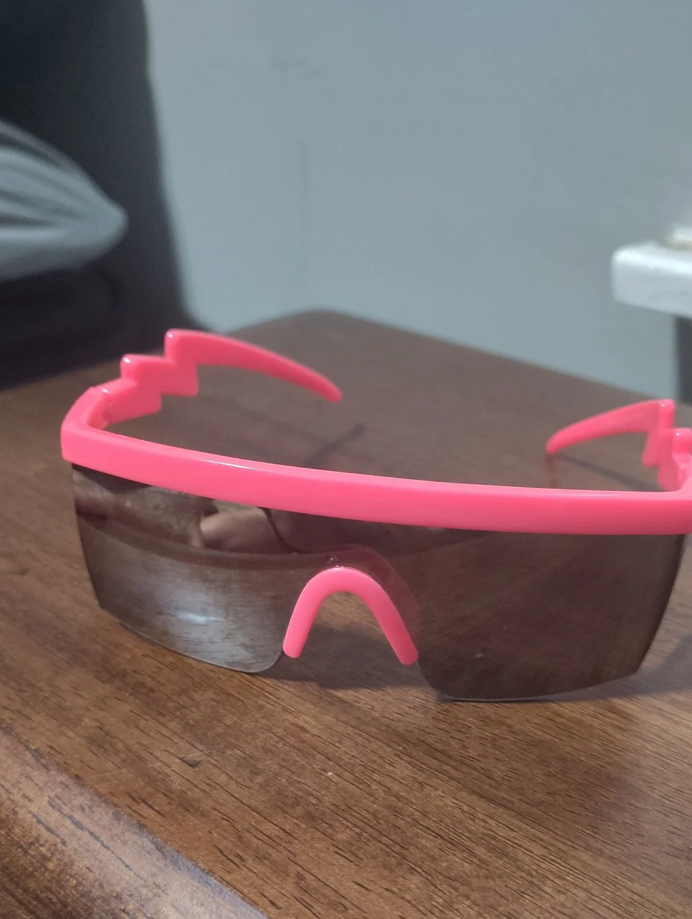 Neon Pink Kids Sport Sunglasses - UV Protective Wraparound
